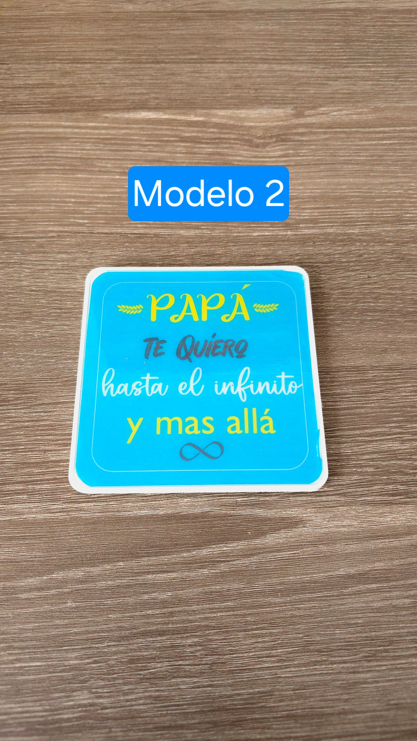 Imán personalizado "Feliz Día del Padre"