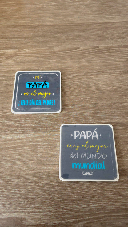 Imán personalizado "Feliz Día del Padre"