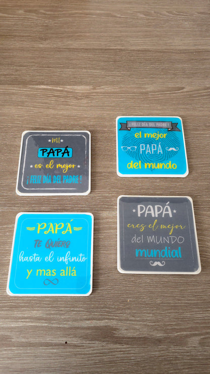 Imán personalizado "Feliz Día del Padre"