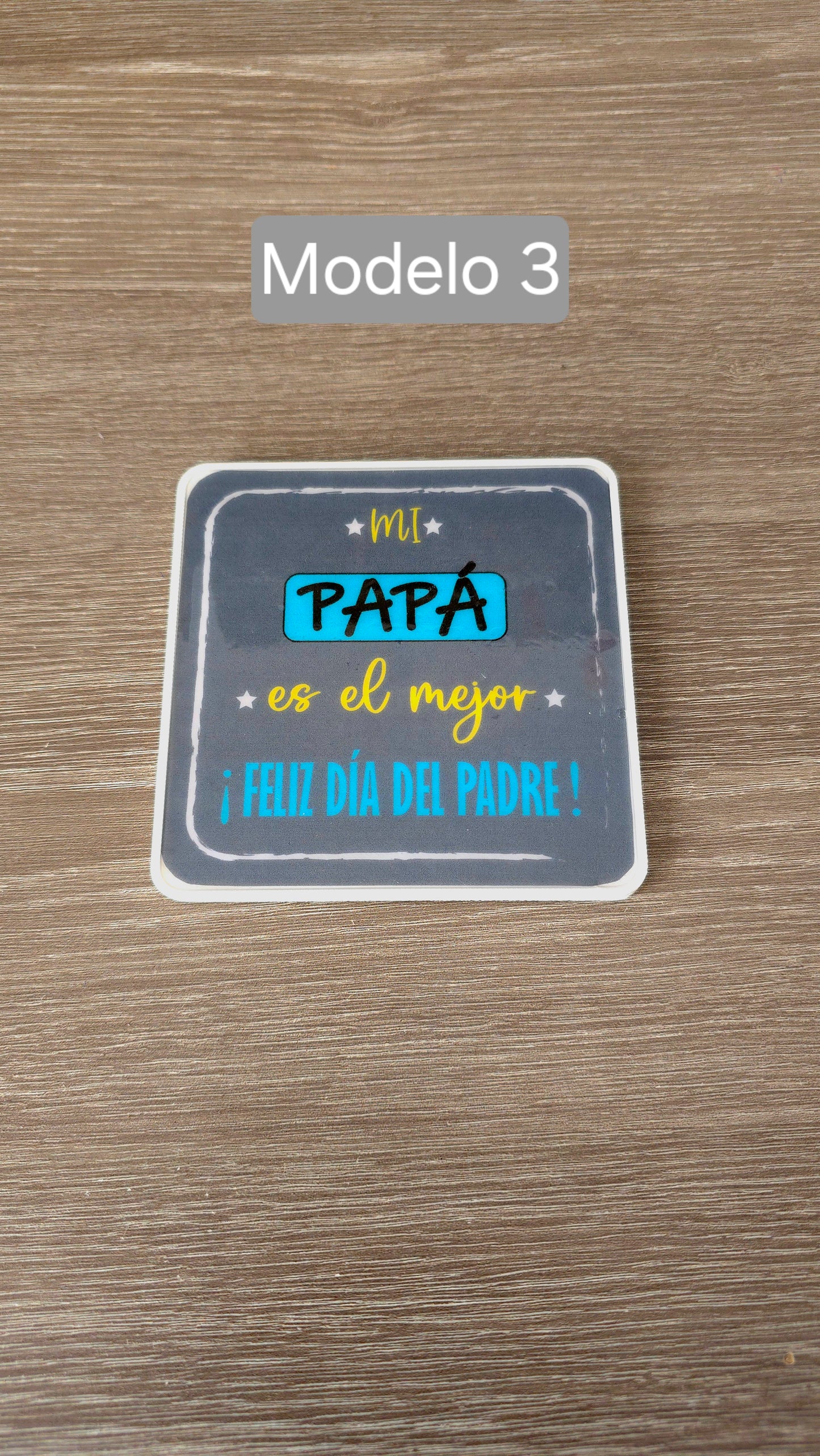 Imán personalizado "Feliz Día del Padre"